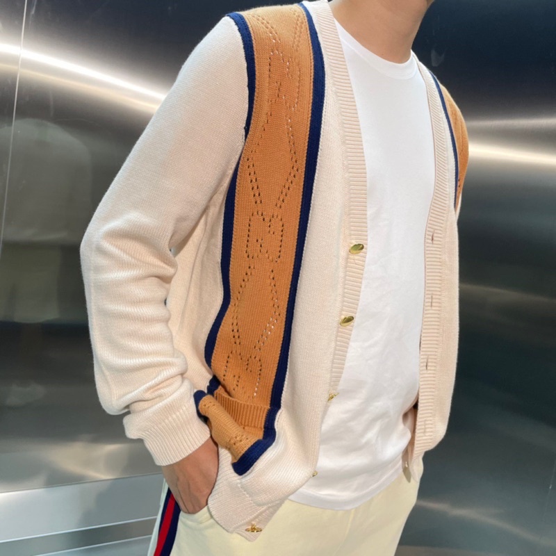 Áo khoác len cardigan cho cả nam và nữ thương hiệu thời trang cao cấp Gucci Gc