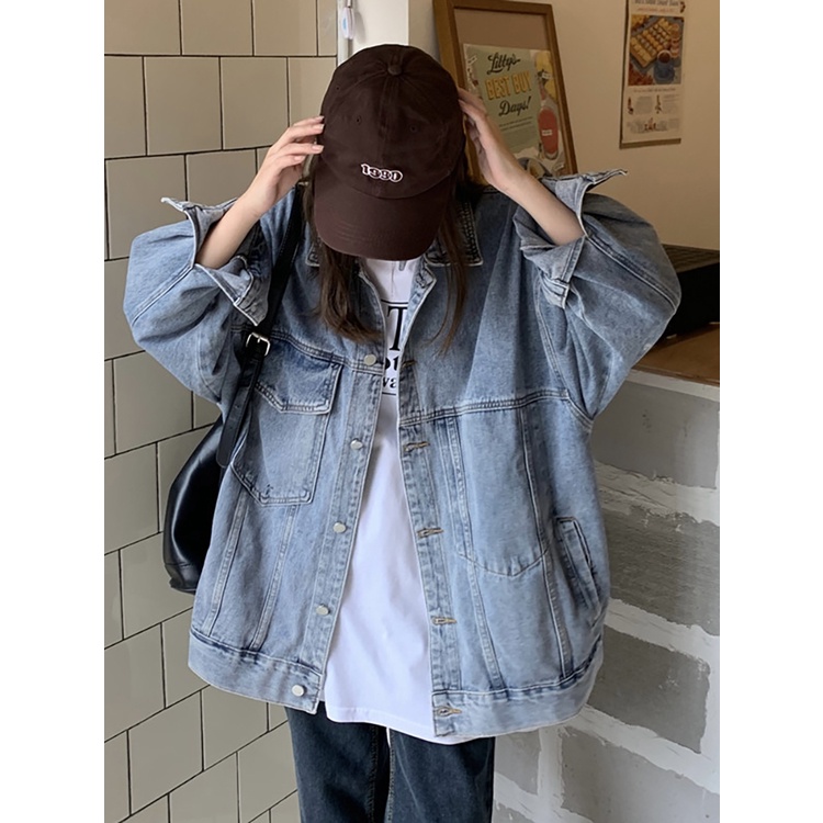 Áo khoác bò áo khoác denim jean cá tính thu đông Firstdateclothing