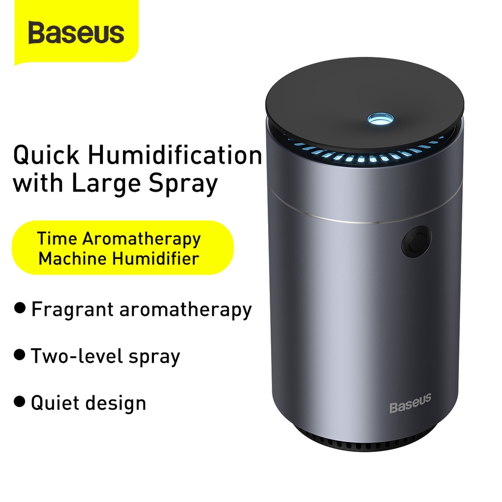 Máy phun sương tạo ẩm, xông tinh dầu mini dùng cho xe hơi Baseus Time Aromatherapy Humidifier