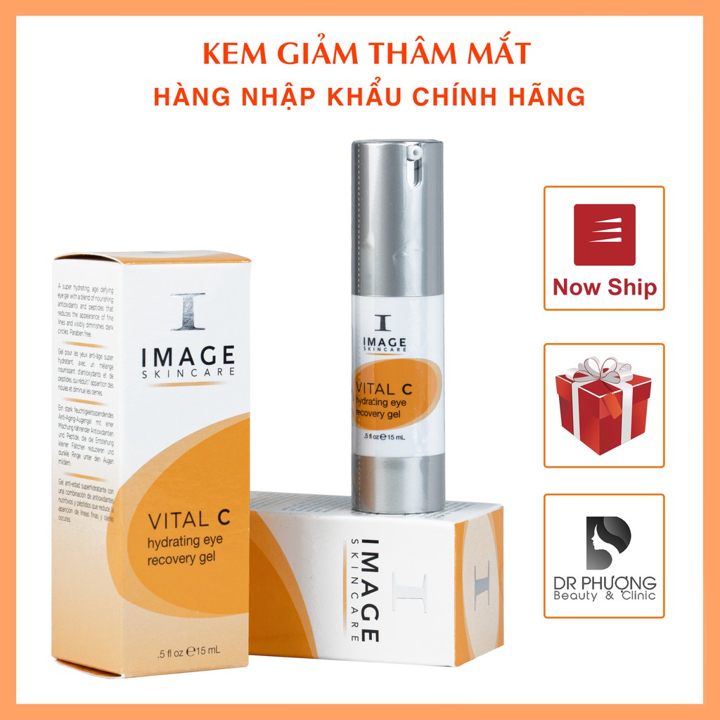 [CHÍNH HÃNG] Kem phục hồi, chống thâm quầng mắt Image Skincare Vital C Hydrating Eye Recovery Gel