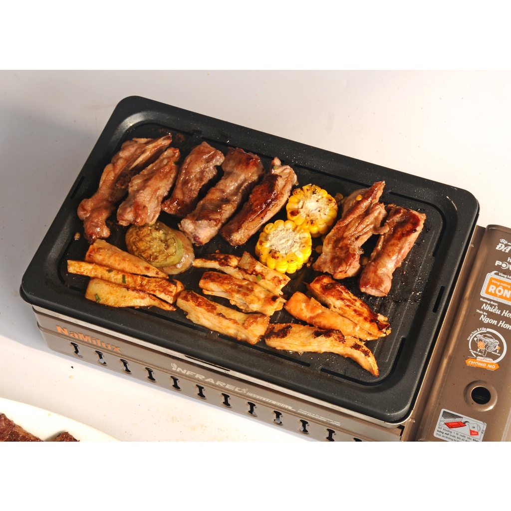[CHÍNH HÃNG] Bếp nướng gas hồng ngoại Namilux GM2120PS cao cấp đa năng