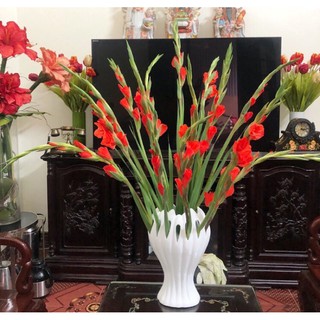 Lọ bàn tay Phật, lọ hoa decor trang trí bàn làm việc nhà cửa gốm sứ Bát Tràng cực xinh yêu