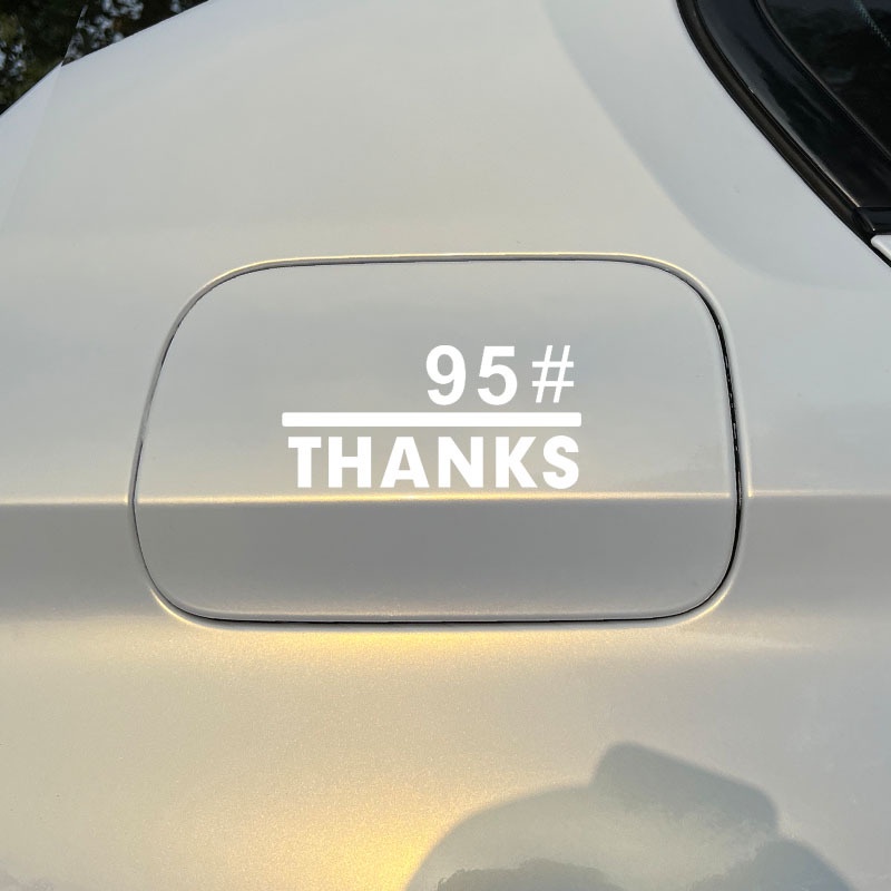 Tem dán nắp bình xăng ô tô  Sticker trang trí xe hơi