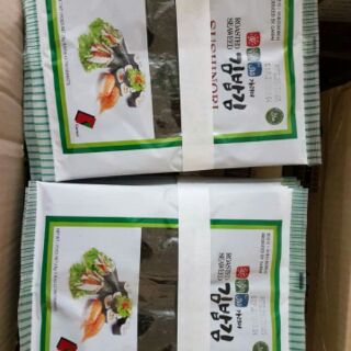 Combo 3 gói lá kim cuộn cơm tặng mành tre cuộn cơm