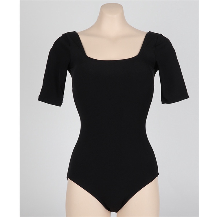 Bikini liền thân, có bigsize Đồ bơi nữ liền thân tay ngắn khoét lưng DÂY NGANG hàng Quảng Châu cao cấp