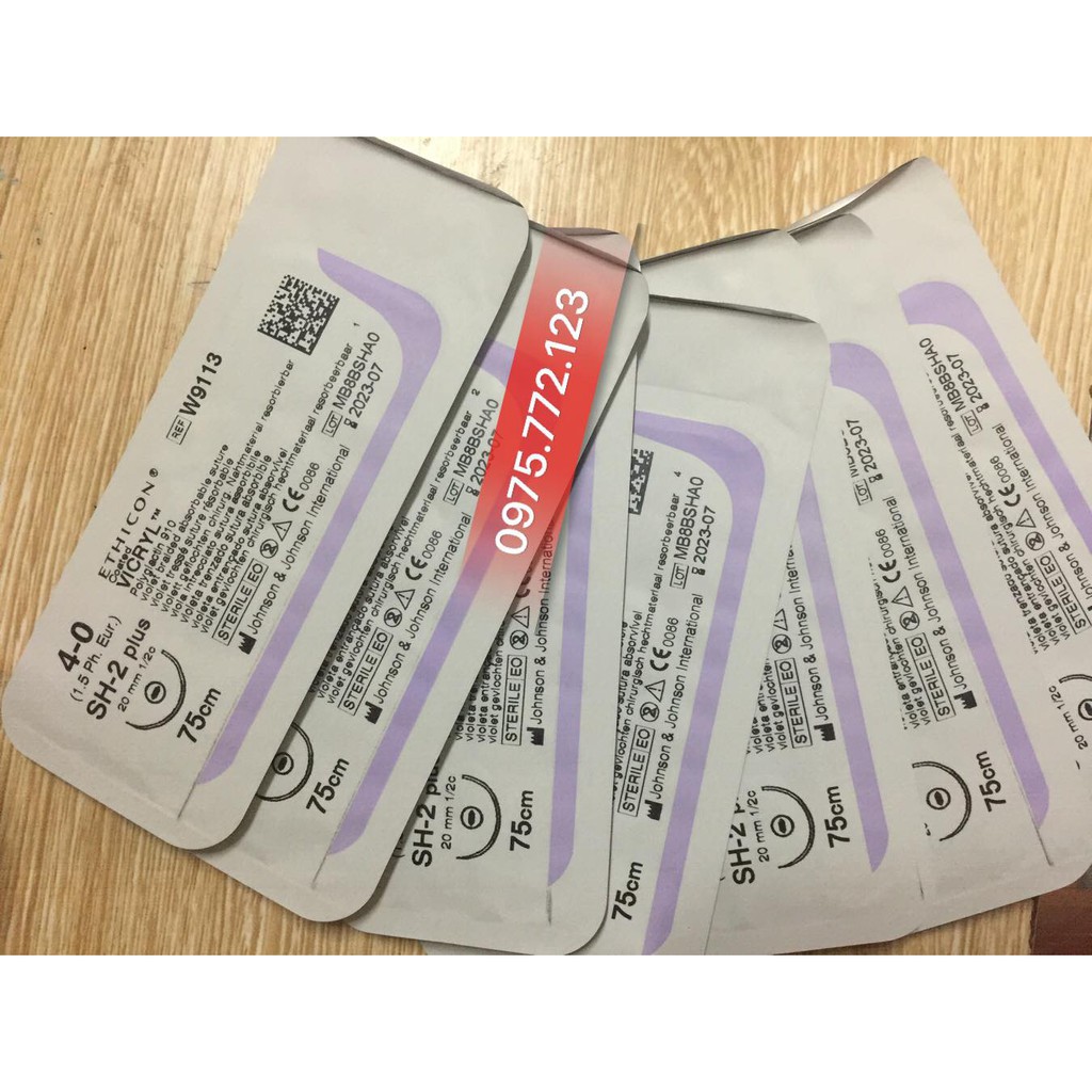 CHỈ TIÊU THẨM MĨ VICRYL 4/0 W9113