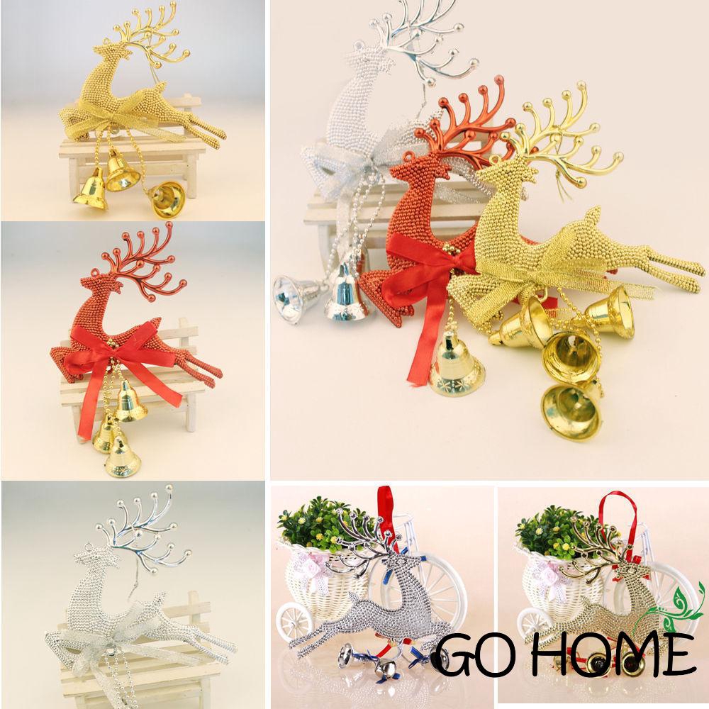 ♨G-H-Home Christmas Tree Ornament Deer Chital Hanging Xmas Baubles Party