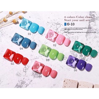 Sơn móng tay, sơn gel nail JINJU mã G10 chai 15ml chính hãng chất lượng very good nail-ĐỒ NAIL VIỆT