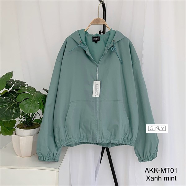 Áo khoác Kaki Nữ Blink CP-04 | 2 lớp lót dù | Chống nắng tốt | Form rộng thoải mái | Có nón | Nhiều màu | GinHouse.Shop