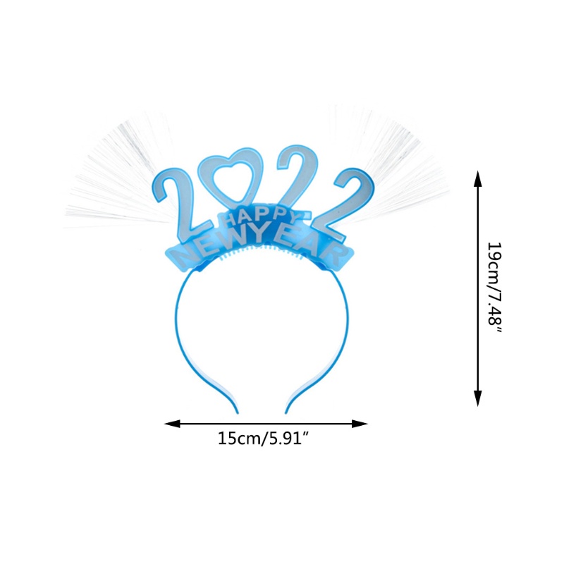 Băng Đô Sợi Phát Sáng Mừng Năm Mới 2022