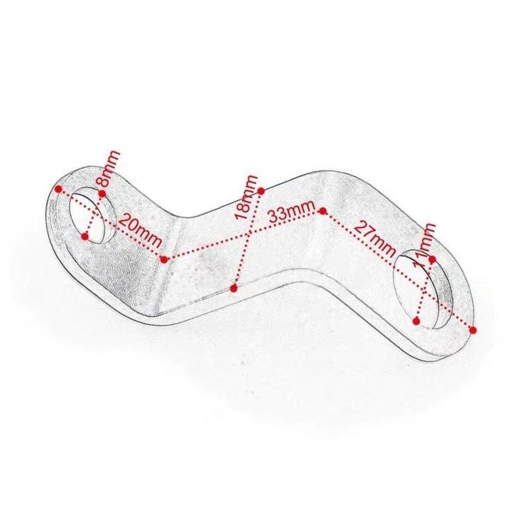 Giá Đỡ Mở Rộng Bình Dầu Phanh Trước / Sau Bằng Hợp Kim Nhôm Titan Cho Xe Máy