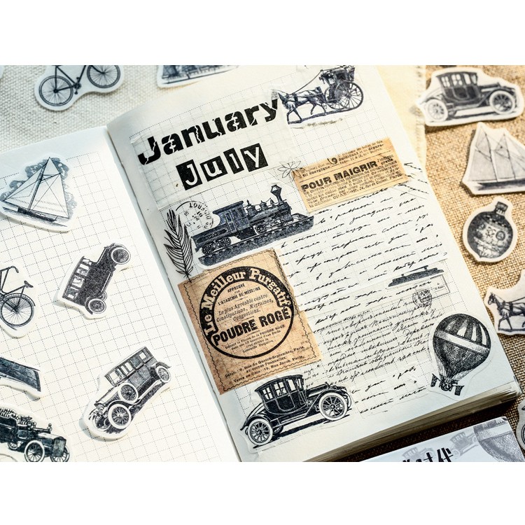 Hộp 40 sticker giấy SH4004 Gachini