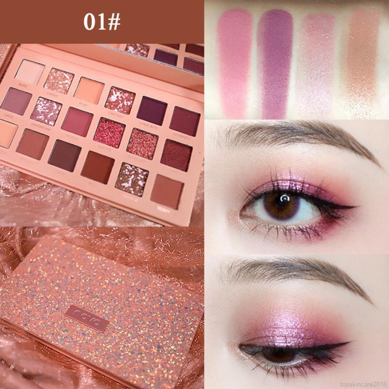 Bảng phấn mắt trang điểm NOVO 18 màu chống thấm nước lâu trôi | BigBuy360 - bigbuy360.vn