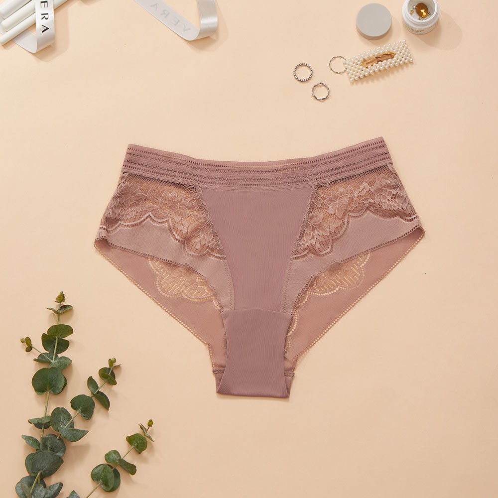 Quần lót VERA lưng cao phối ren - 0395 | BigBuy360 - bigbuy360.vn
