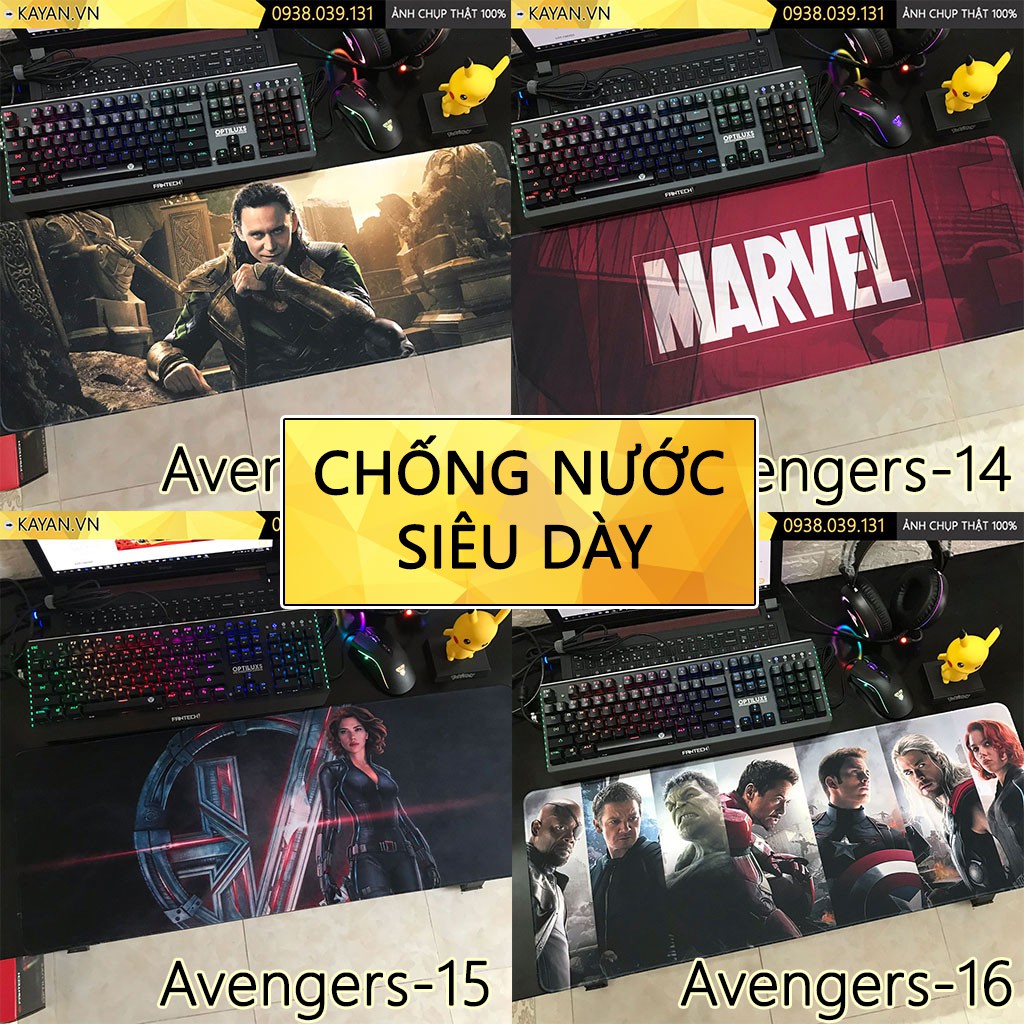 Miếng Lót chuột, bàn di chuột cỡ lớn Avengers