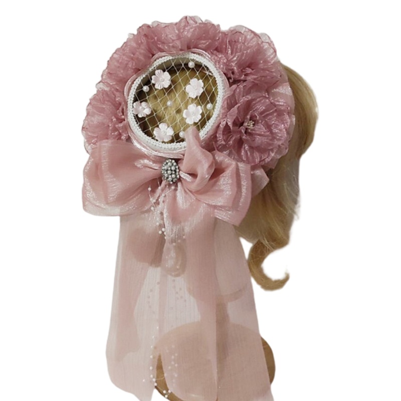 Phụ Kiện Cài Tóc Phong Cách Lolita Ngọt Ngào Dùng Làm Đạo Cụ Chụp Ảnh