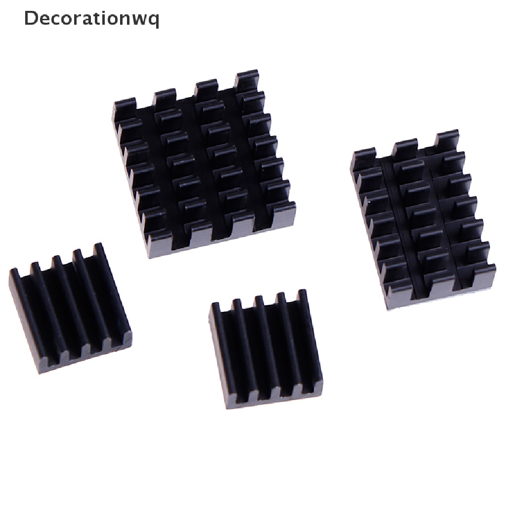 Set 4 Bộ Tản Nhiệt Bằng Nhôm Dành Cho Raspberry Pi 4B
