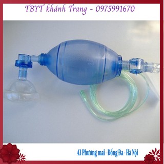 Bộ bóng bóp oxy cấp cứu (ambu)