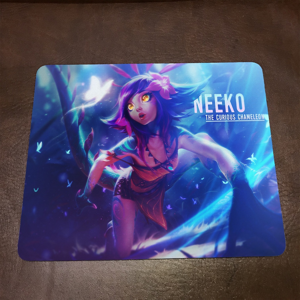 Lót chuột máy tính League of Legends NEEKO - Mẫu 1 Mousepad cao su êm ái, nhận in theo yêu cầu