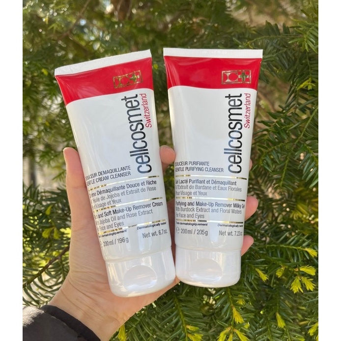Sữa rửa mặt Cellcosmet Gentle Cream Cleanser & Gentle Purifying Cleanser
