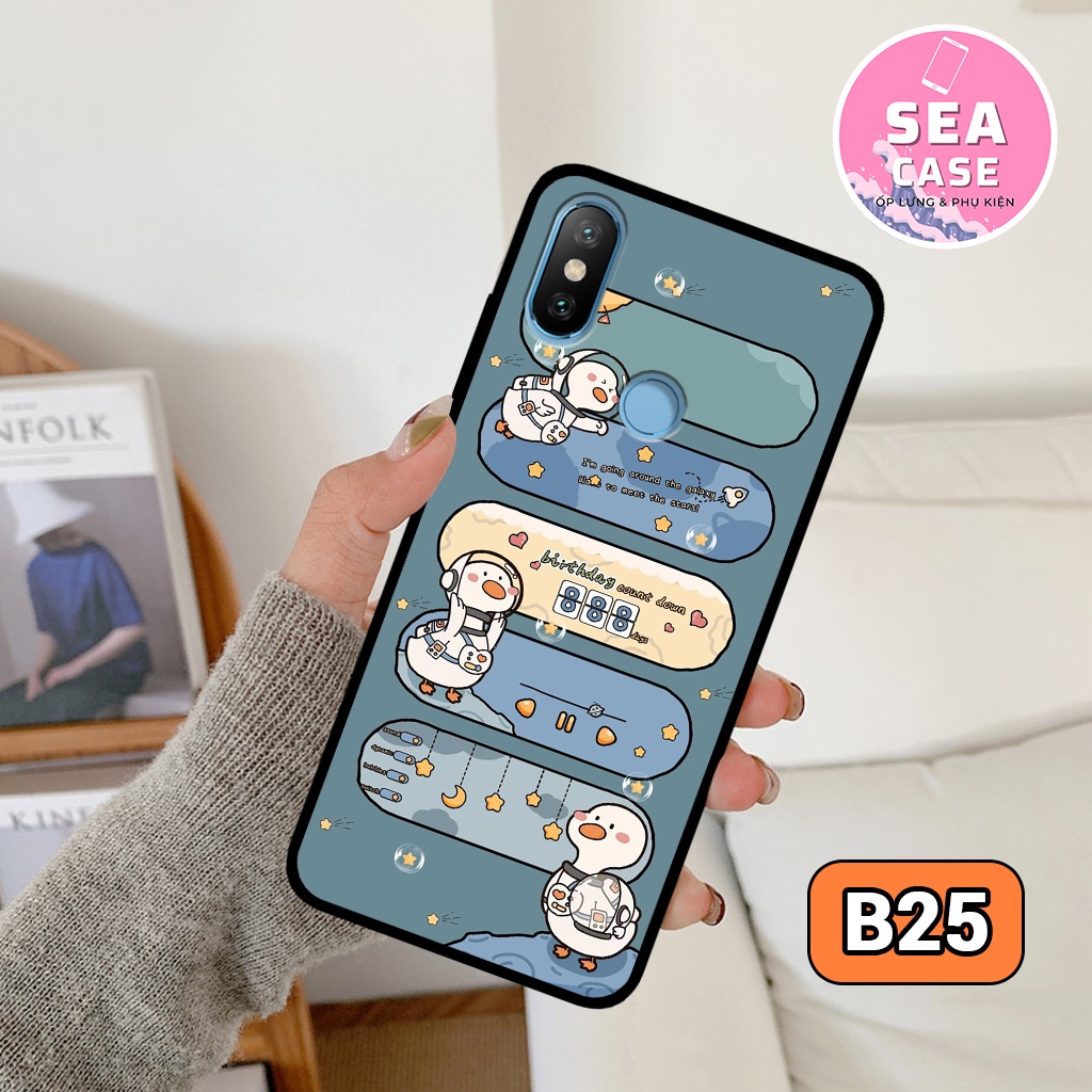 Ốp lưng XIAOMI REDMI NOTE 5/NOTE 5PRO/NOTE 6PRO/REDMI S2/MI A2 hình vũ trụ,hoạt hình,phi hành gia–ốp nhựa chống trầy