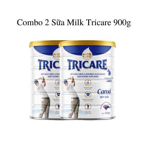 2 hộp sữa Milk Tricare 900g
