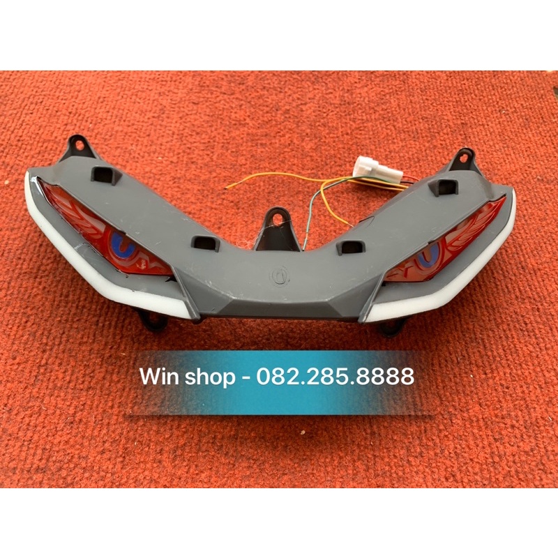 Audi A11 cú mèo gắn cho xe Exciter 150 - 2 màu xanh/đỏ