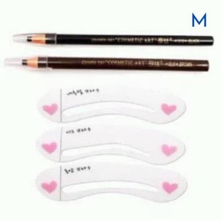 Sét 3 khuôn kẻ lông mày v1