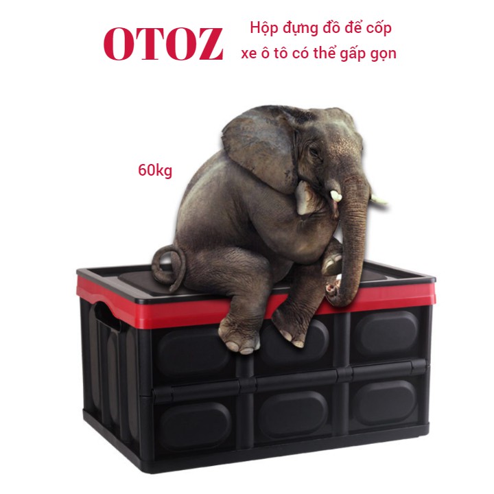 Hộp đựng đồ OTOZ để cốp xe ô tô có thể gấp gọn 56 lít, 30 lít