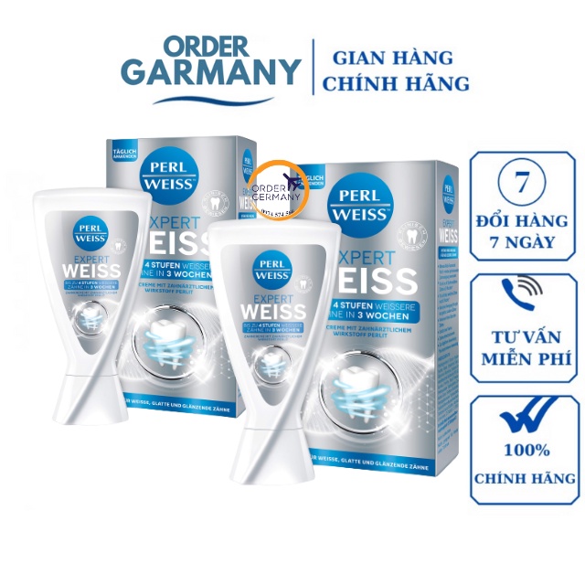 Kem đánh răng Perl weiss Expert White Toothpaste 50ml