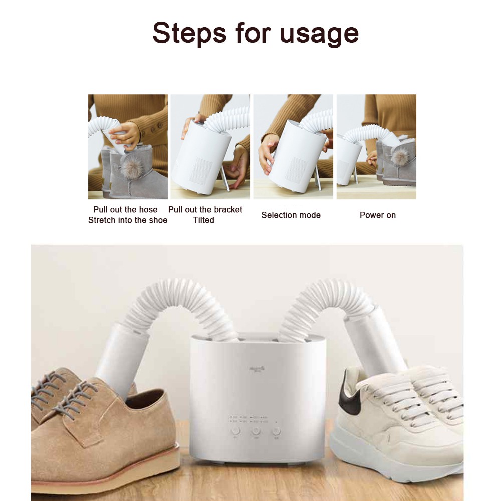 Xiaomi Youpin Deerma Máy sấy khô giày thông minh hx10 đầu vòi chữ U tiện dụng chất lượng cao