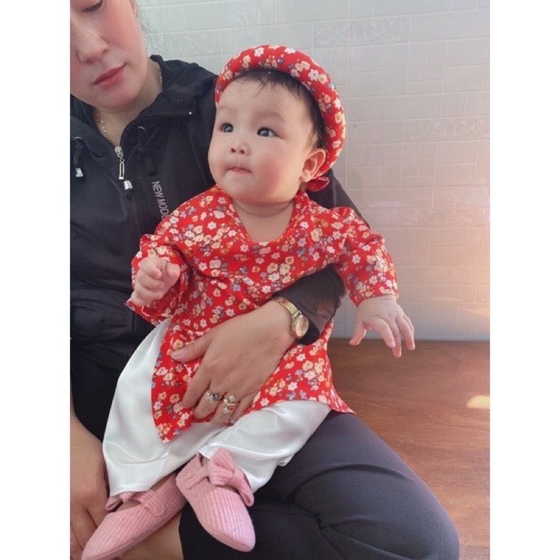 ÁO DÀI CHO BÉ GÁI 3 MÀU (3-15kg)