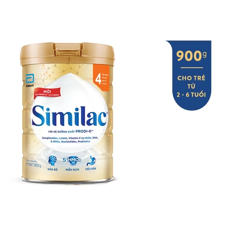 Sữa Similac IQ Plus HMO số 4 900g (Mẫu mới 5G)