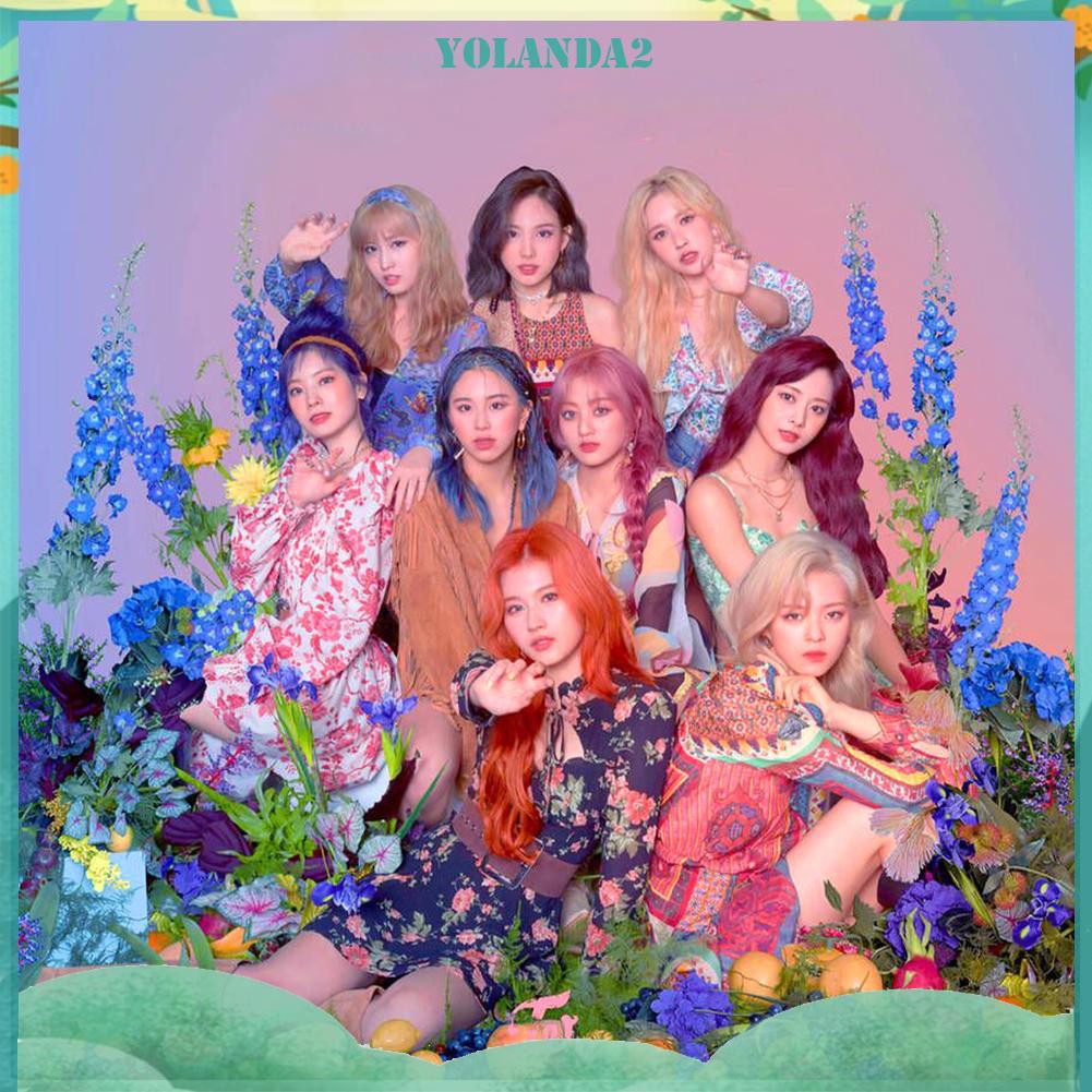 Bộ Tranh Đính Đá 5d Tự Làm Hình Các Thành Viên Trong Twice Độc Đáo