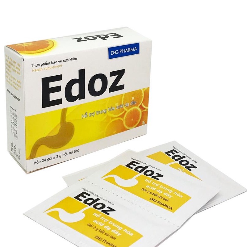Gói sủi tiêu hóa EDOZ - MẪU MỚI NHẤT