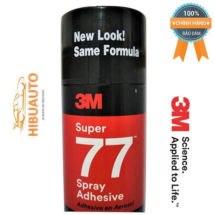 Keo Phun Xịt Đa Năng 3M Super 77 Spray Adhesive 375g
