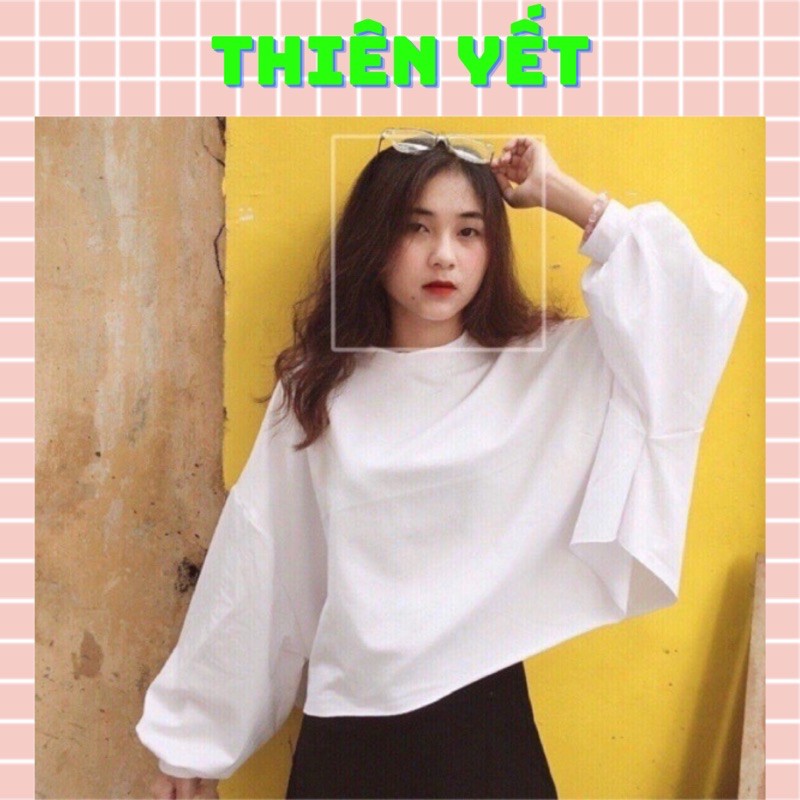 [Mã FAMAYWA giảm 10K đơn 50K] [TY Áo croptop tay dài basic đơn giản- trẻ trung