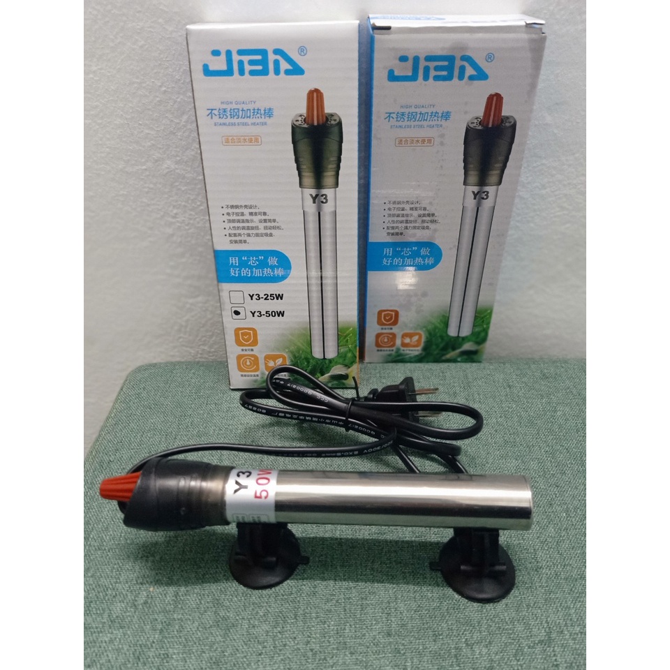Máy sưởi Inox hồ cá, bể cá cảnh Y3-25W, 50W,100W