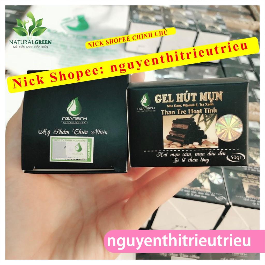 [100% Chính Hãng] Mặt Nạ Gel Hút Mụn Than Tre Hoạt Tính Ngân Bình > Gel lột mụn Than Tre, Lột mụn cám, mụn đầu đen,...