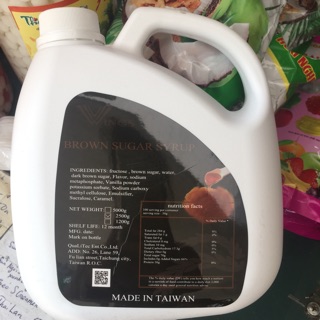Si ro đường đen Wings sugar syrup.2,5 lit