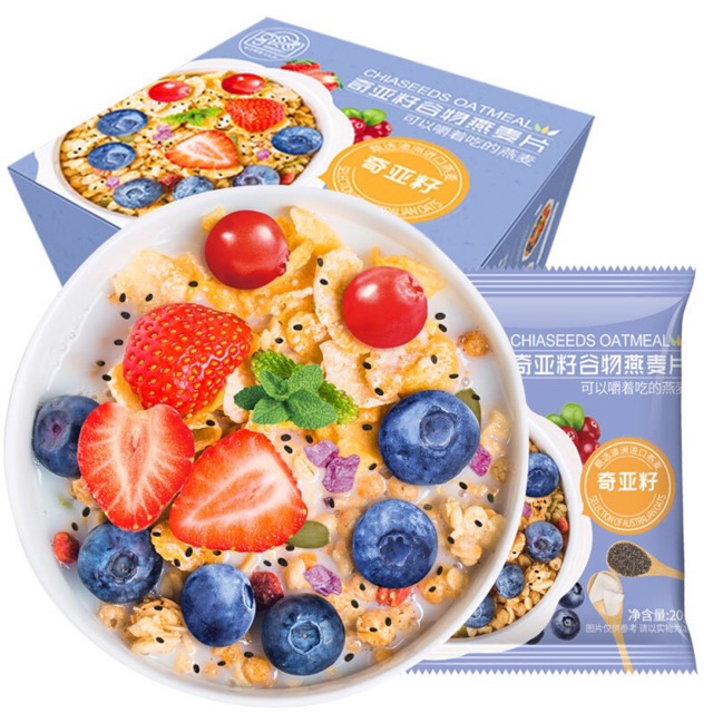 [Mã 77FMCGSALE1 giảm 10% đơn 250K] Ngũ cốc yến mạch trái cây hỗn hợp gói nhỏ 20gr tiện dụng