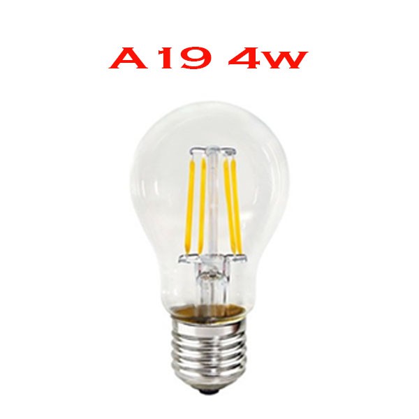 Combo 10 bóng LED Edison A19 MONSKY cao cấp chống nước đui xoáy E27 chuyên dùng cho trang trí ngoài trời