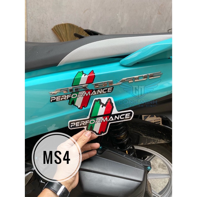 Tem Decal Performance ITALY / AMG BMW chất liệu pvc cao cấp chính hãng decal ...