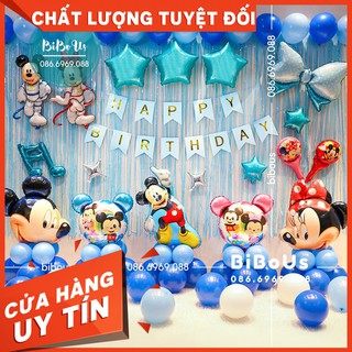 HOT DEAL !! Combo Trang Trí Sinh Nhật Tuổi Chuột - Bé Trai - 022- HAPPY BIRTHDAY- SET BÓNG THÔI NÔI TUỔI CHUỘT BÉ TRAI