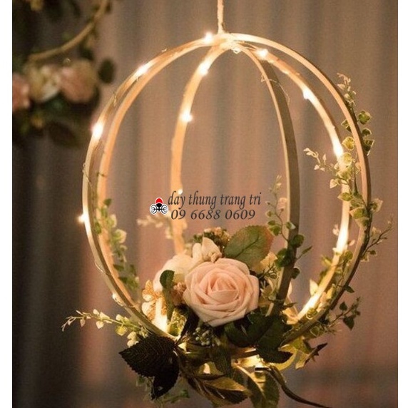 Vòng tre, loại đẹp, làm macrame, dreamcatcher, decor, trang trí, handmade