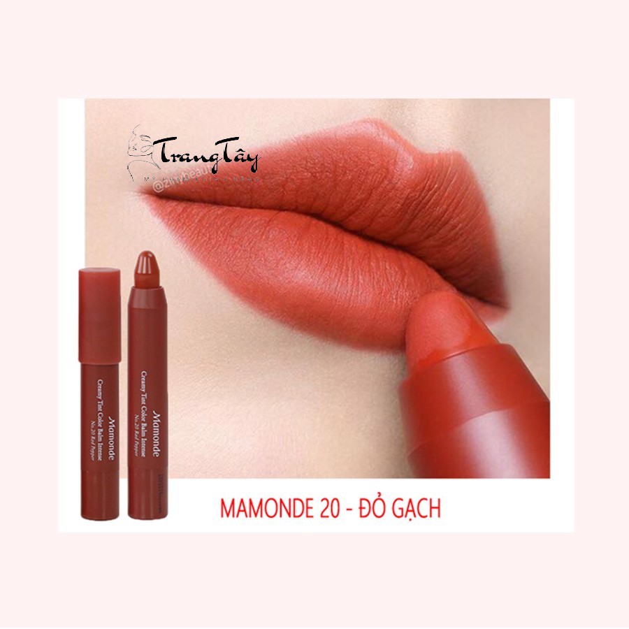 Son bút chì Mamonde màu 20- đỏ gạch