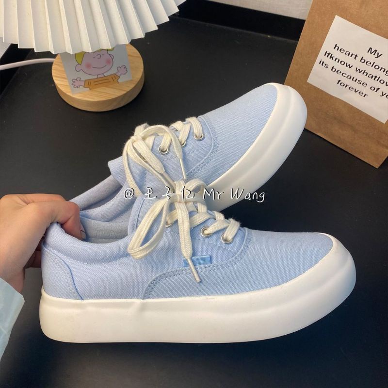 Giày thể thao trơn đi học siêu đẹp Ulzzang