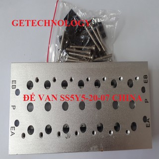 Đế van gắn van điện từ SS5Y5-20-07 (đế van 7)