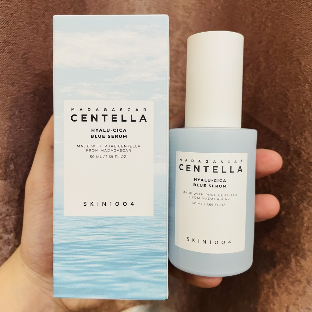 Tinh Chất Cấp Ẩm,Chiết Xuất Rau Má SKIN1004 Madagascar Centella Hyalu-Cica Blue Serum