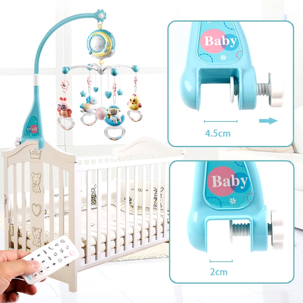 Đồ Chơi Hộp Nhạc Có Đèn Chiếu Hình Bằng Tiếng Anh Cho Bé 0-18 Tháng Tuổi